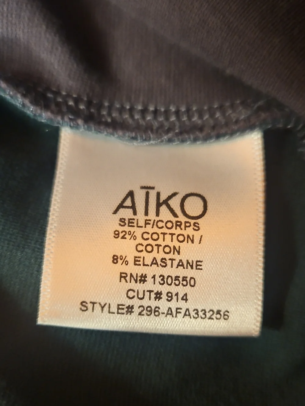 Y2K Style Sleeveless Colorblock Sheath Dress Teal Green Charcoal Gray Size M